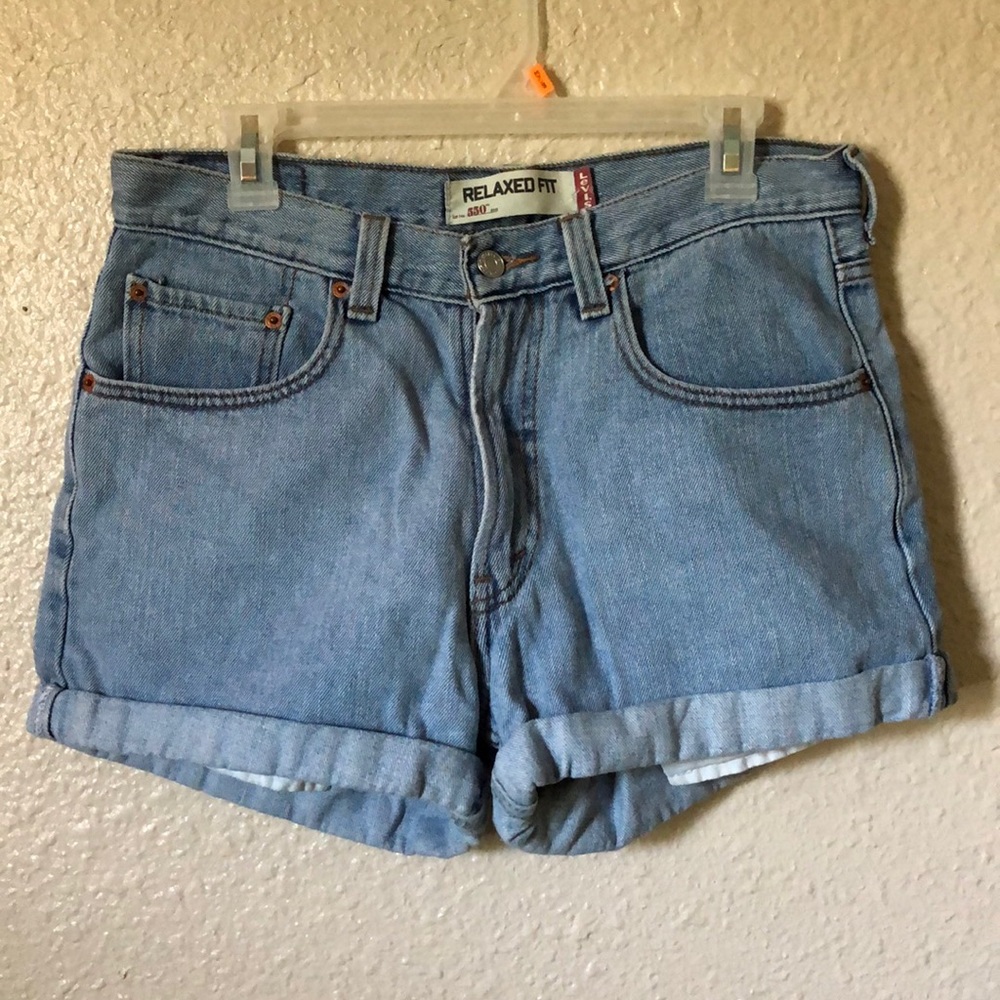 Levi's Vintage 550 Relaxed Fit High Waist Shorts